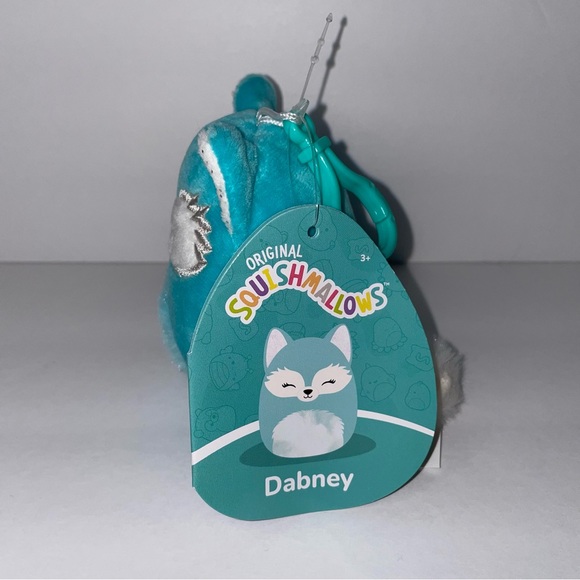 NWT Squishmallows Dabney the Fox Clip - Picture 3 of 7